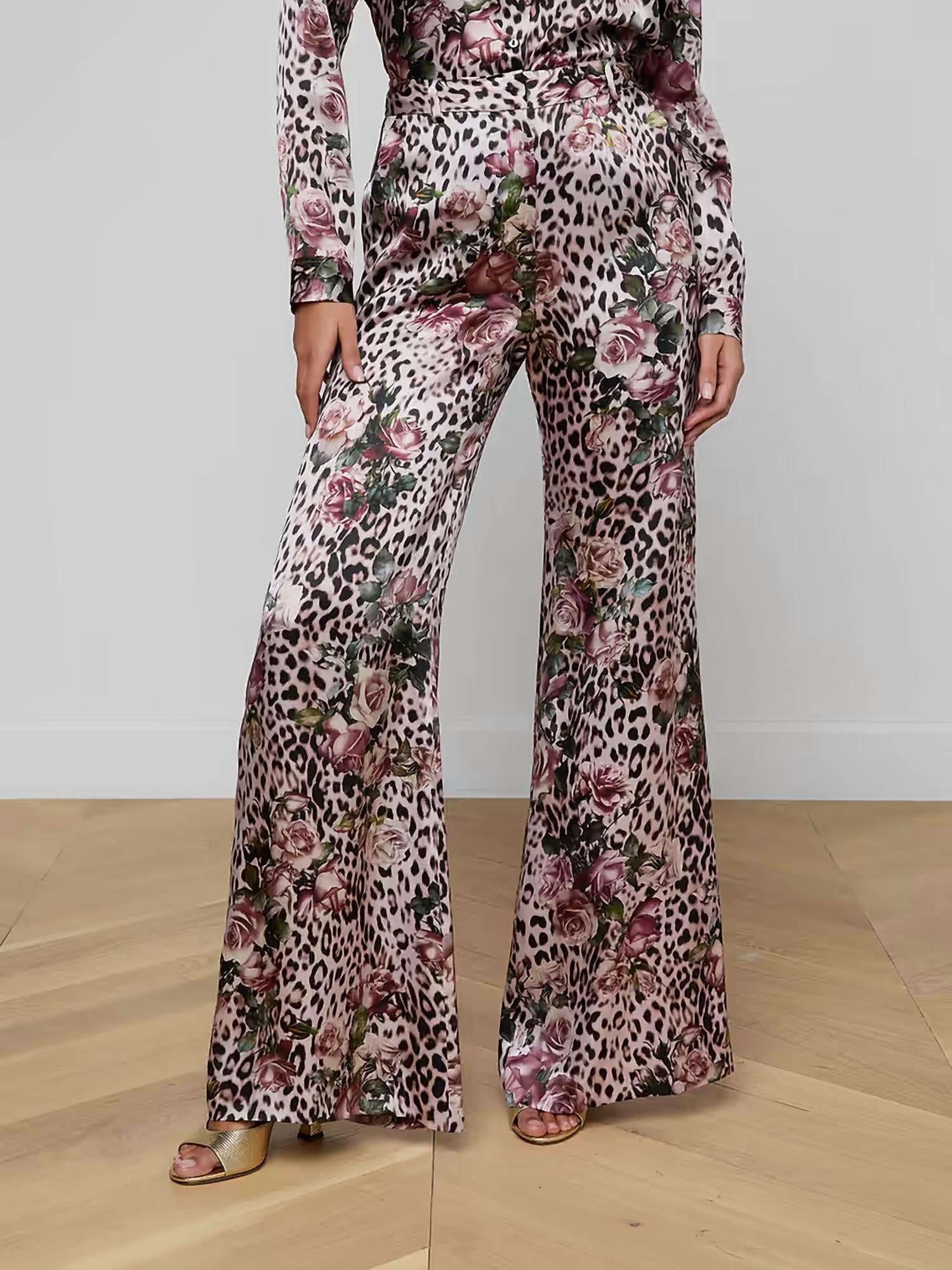 L'Agence - Pilar Silk Wide-leg Pants