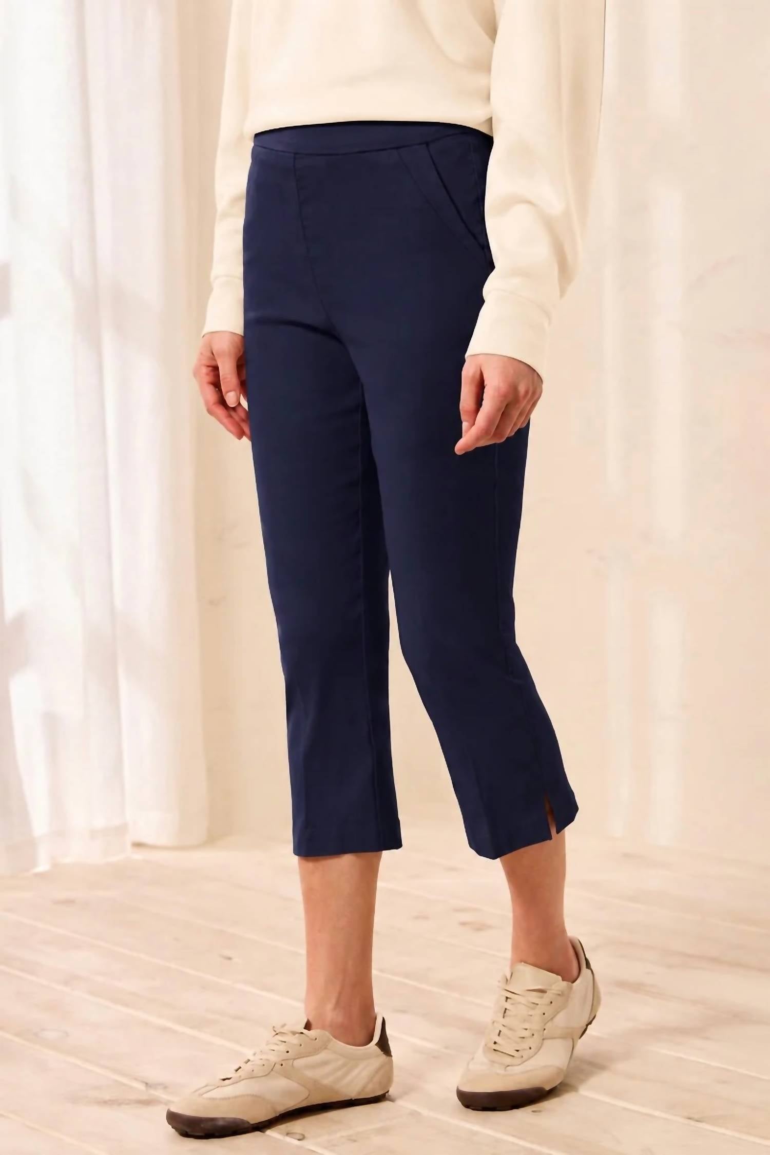 Tribal - Year Round Basics Flatten It Pull On Capri Pants