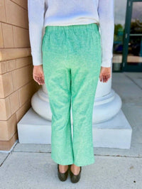 Pure Amici - Linen Drawstring Ankle Pant