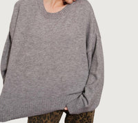 Mimosa Jaci Crewneck Sweater in grey - women's sweater - view 4