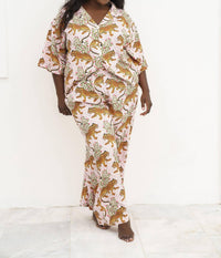 Printfresh - Bagheera Long Pajamaj Set - Plus Size