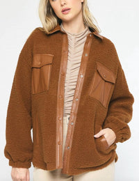 Entro - Sherpa Leather Jacket