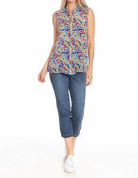 Apny - Button Up Tank Top