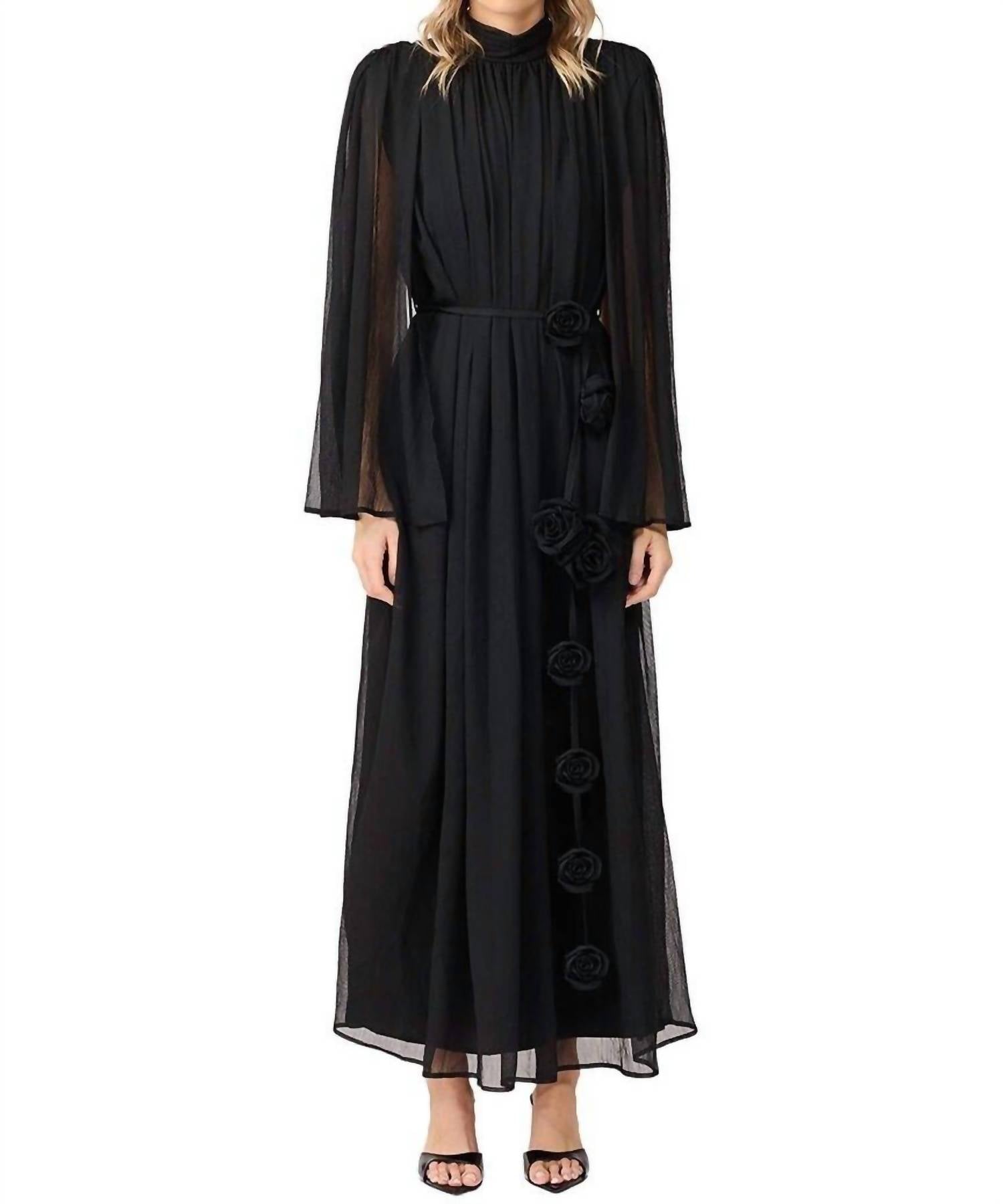 ELLIATT Melissa Maxi Dress in black - women's dress