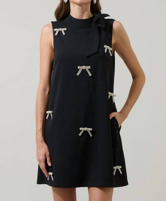 Sugarlips - Bow Shift Mini Dress