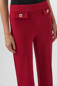 Joseph Ribkoff - Scuba Crepe Wide Leg Pull On Pants