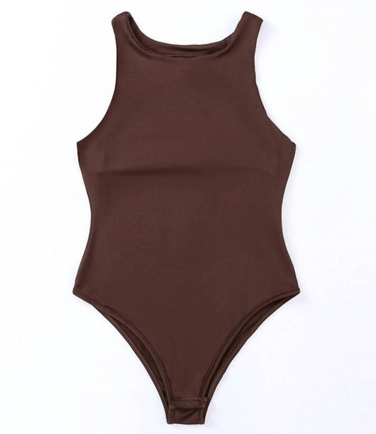 Shewin - Seamless Crew Neck Bodysuit