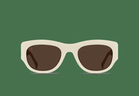 RAEN Optics Women's Lonso Sunglasses in new blonde vibrant brown - women's accessory - detail view