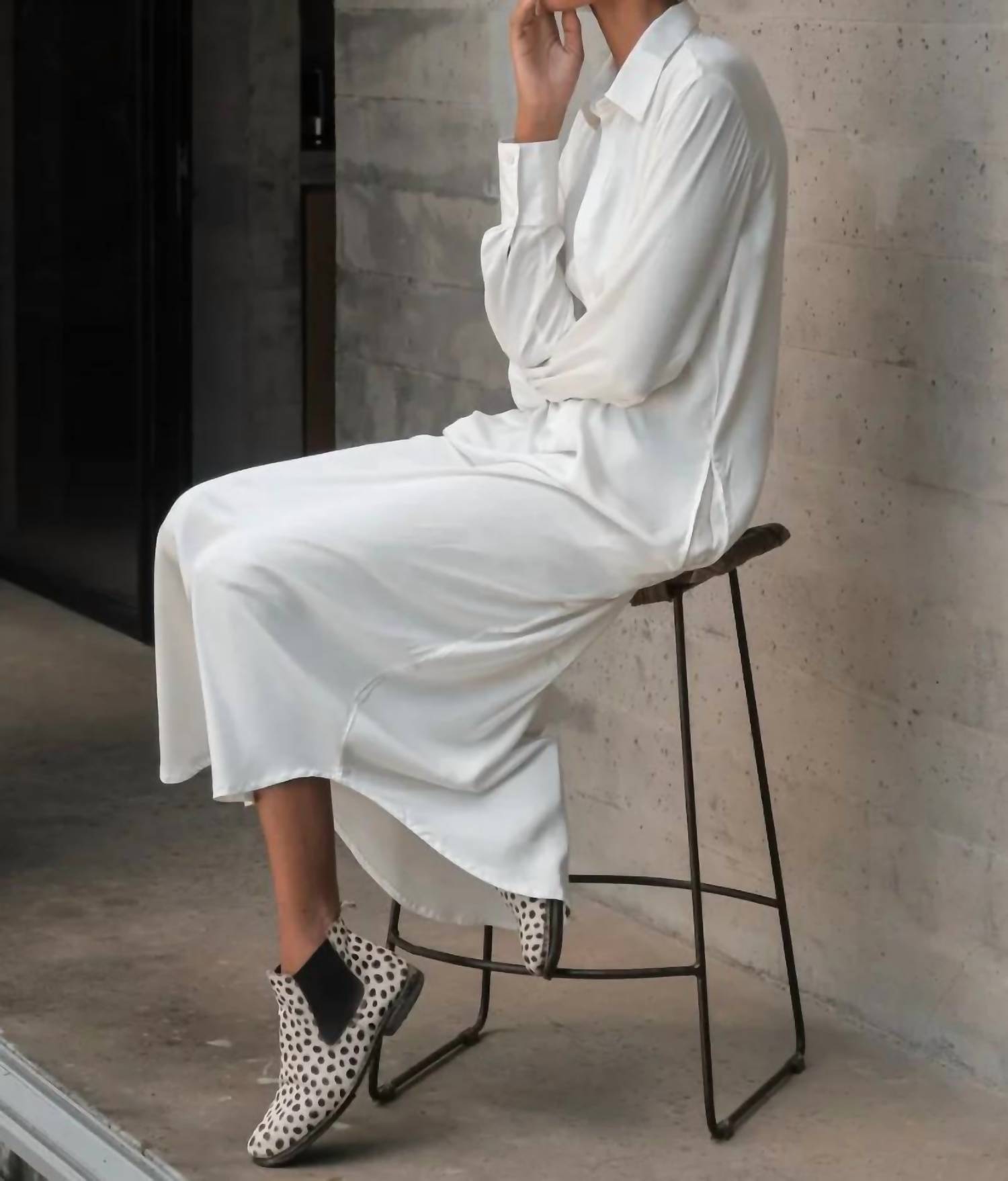 Luciee - Women's Philomena Shirt Dress