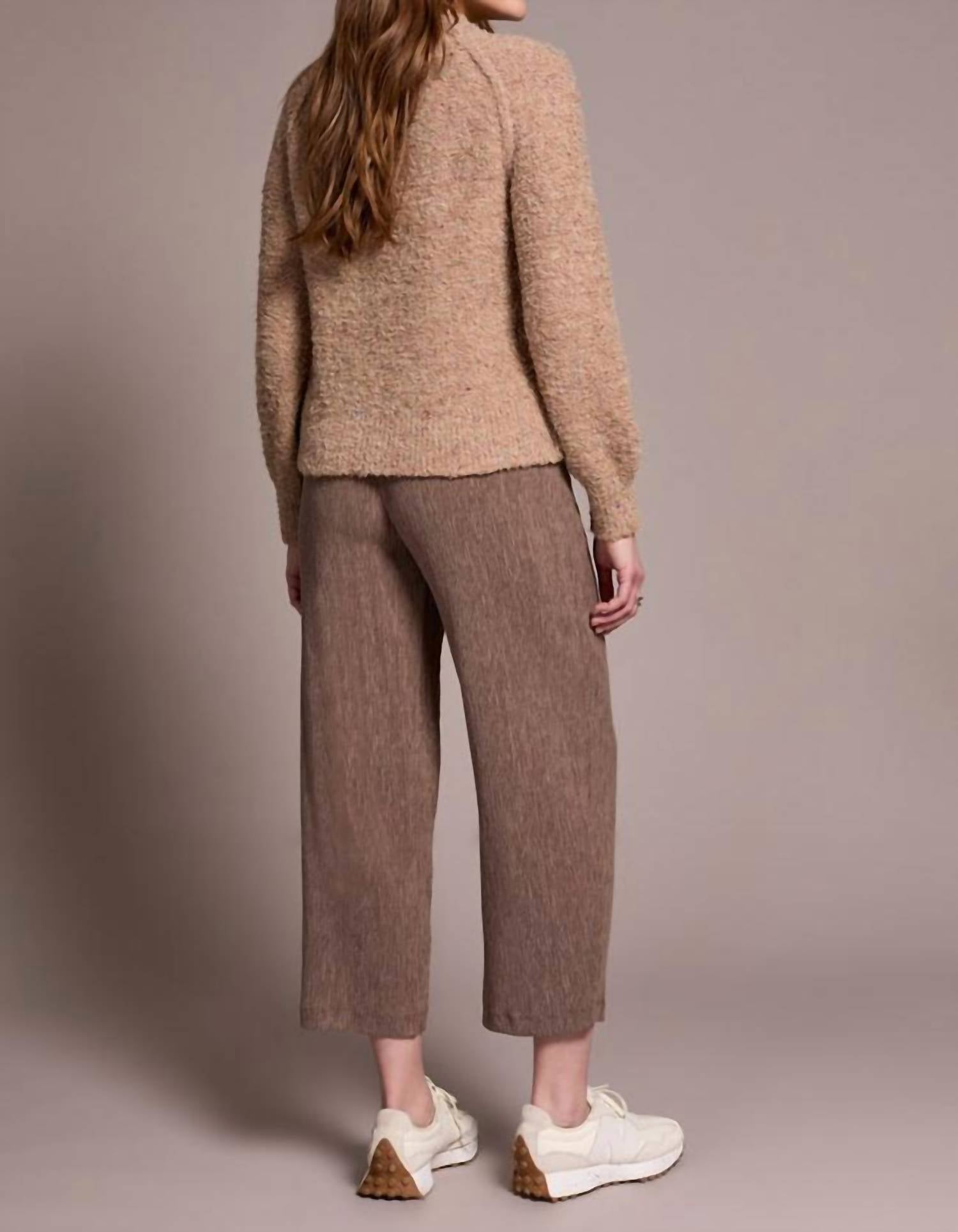 Tribal - Boucle Long-sleeve Crew Neck Sweater