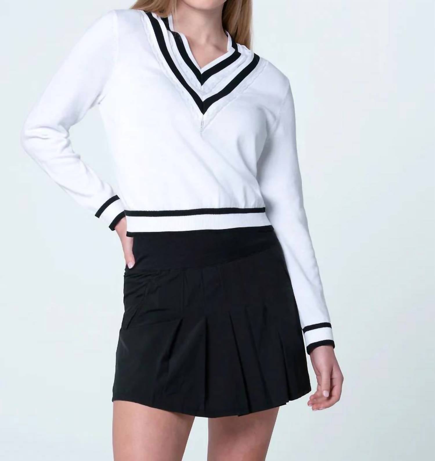 Lucky In Love - Victory V-neck Sweater