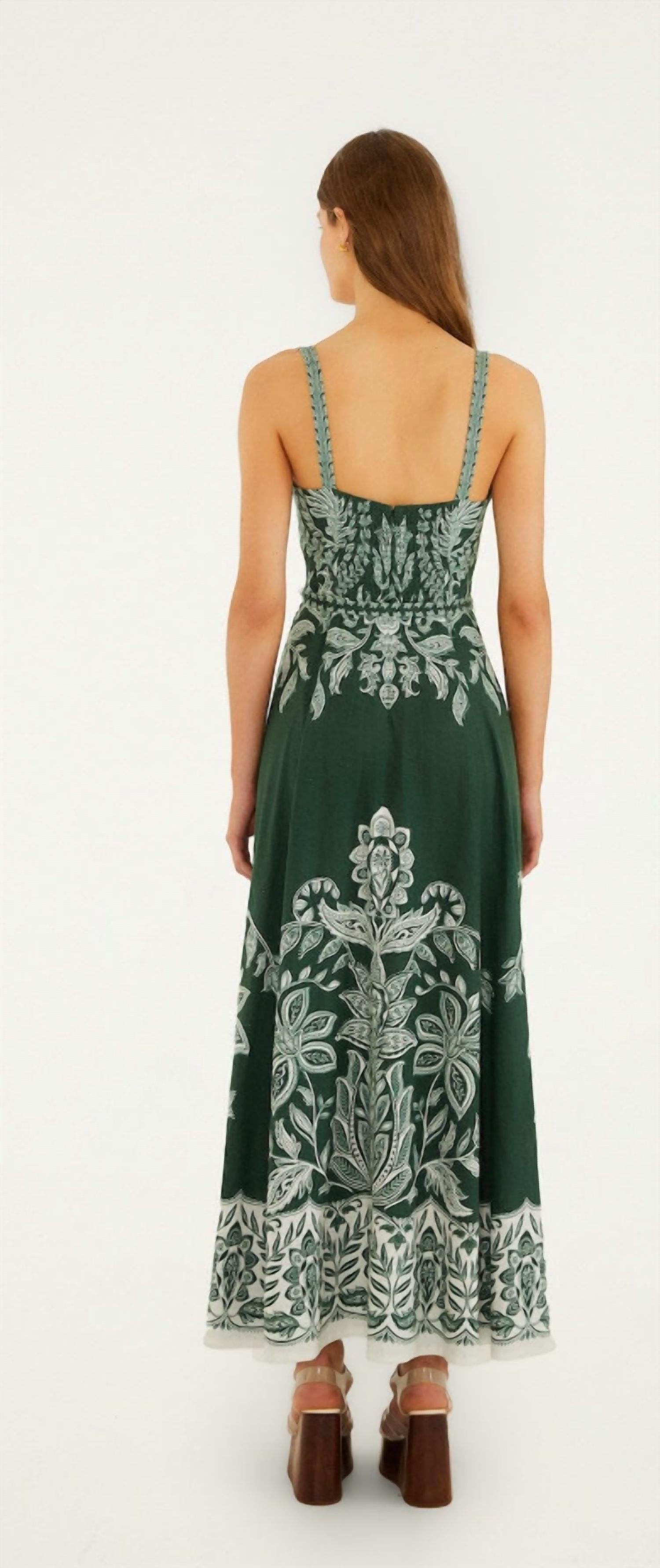 Farm Rio - Miranda Belt Buckles Maxi Dress