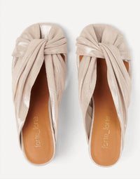 Forte Forte - Women's Heel Laminated Leather Crossover Sandal