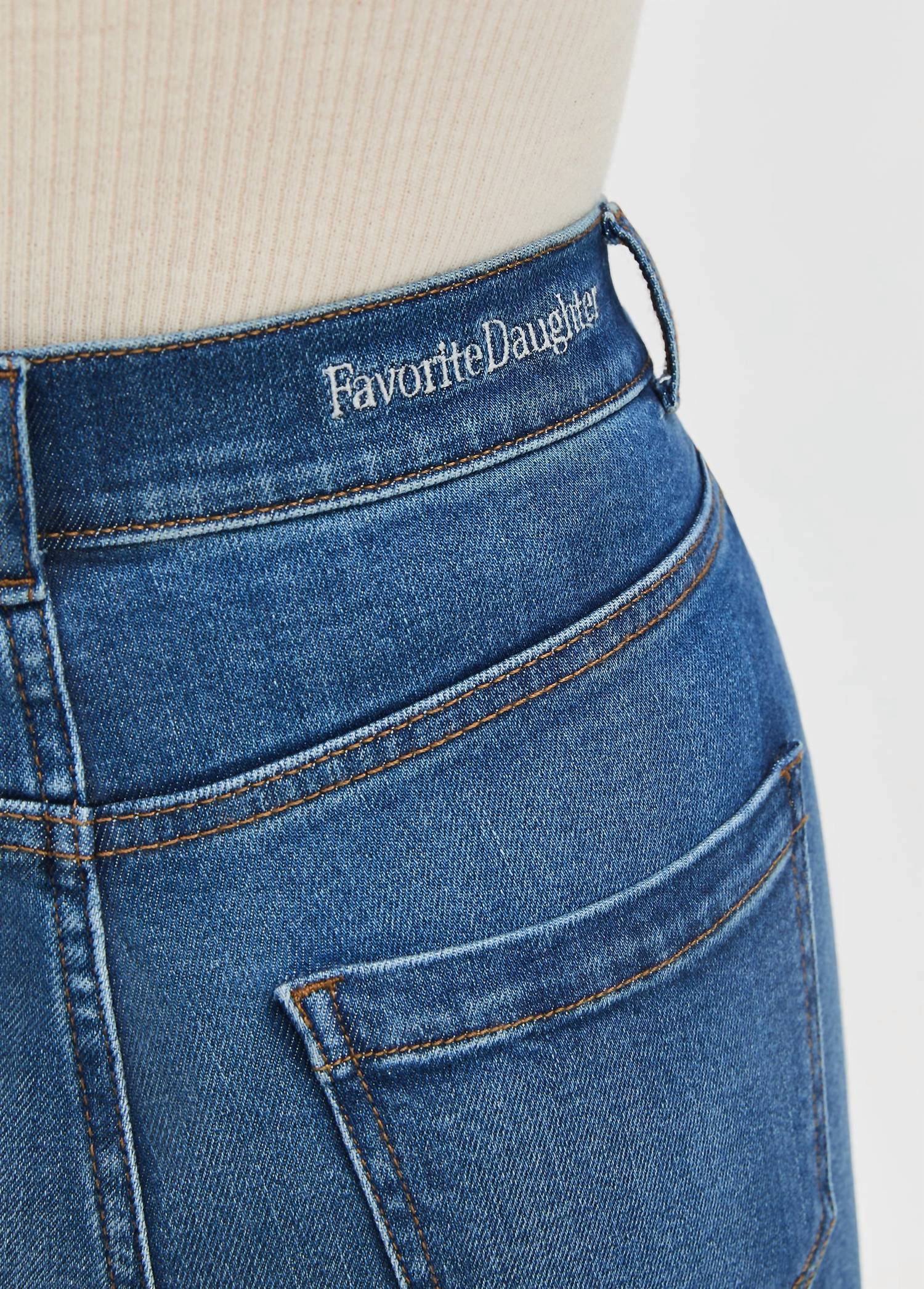 Favorite Daughter - Jordie Wide Leg Super High Rise Jeans