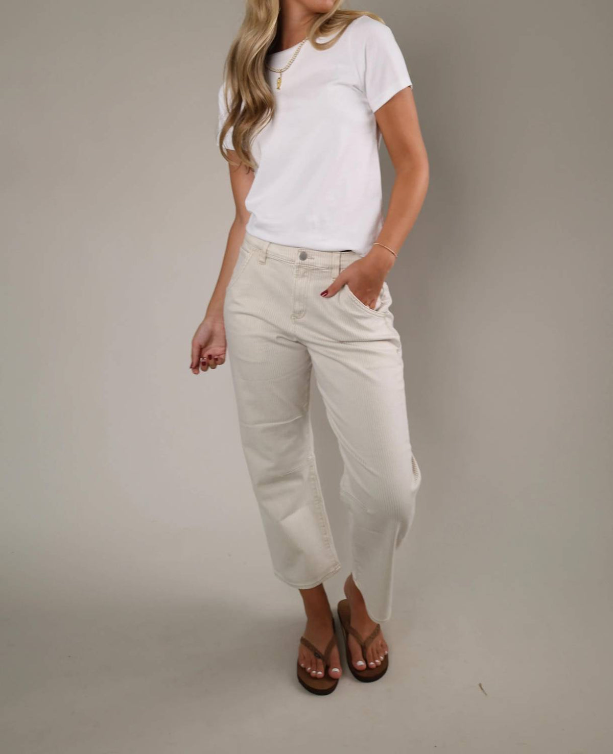 Dear John Denim - Women's Lasso Striped Barrel Jean