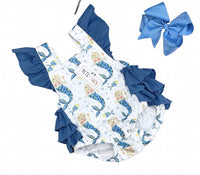 Pete + Lucy - Girls Mercat Rompers