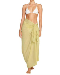 MIKOH AHE SARONG in honeydew - women's swimwear