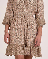Elan - Boho Ruffle Hem Dress