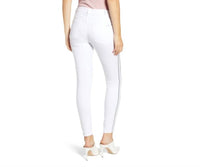 7 For All Mankind - High Rise Skinny Glitter Side Stripe Jean