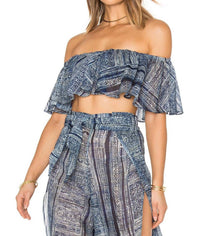 Soah - Women's Maya Ruffle Off Shoulder Top