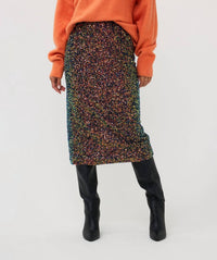 Esqualo - Suna Sequin Long Skirt