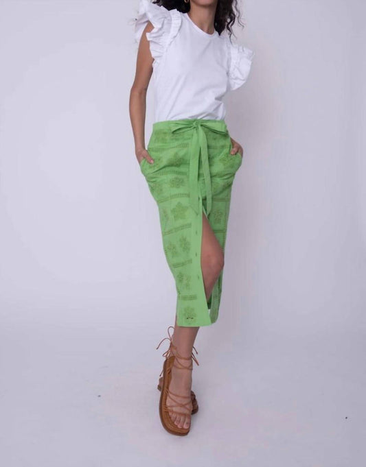 Love The Label - Lili Poplin Ruffle Tee