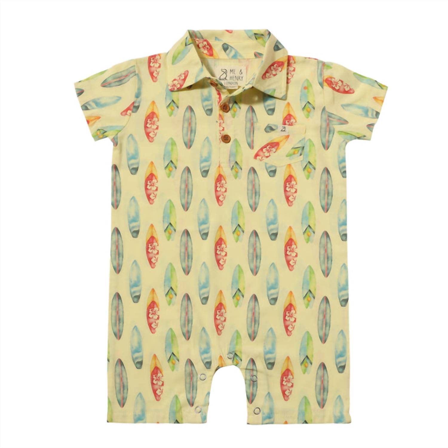 Me & Henry - Boy's Molokai Romper