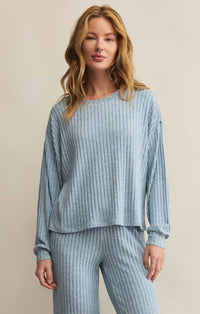 Z Supply - Daydream Rib Long Sleeve Top