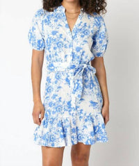 Olivaceous - Noor Floral Dress