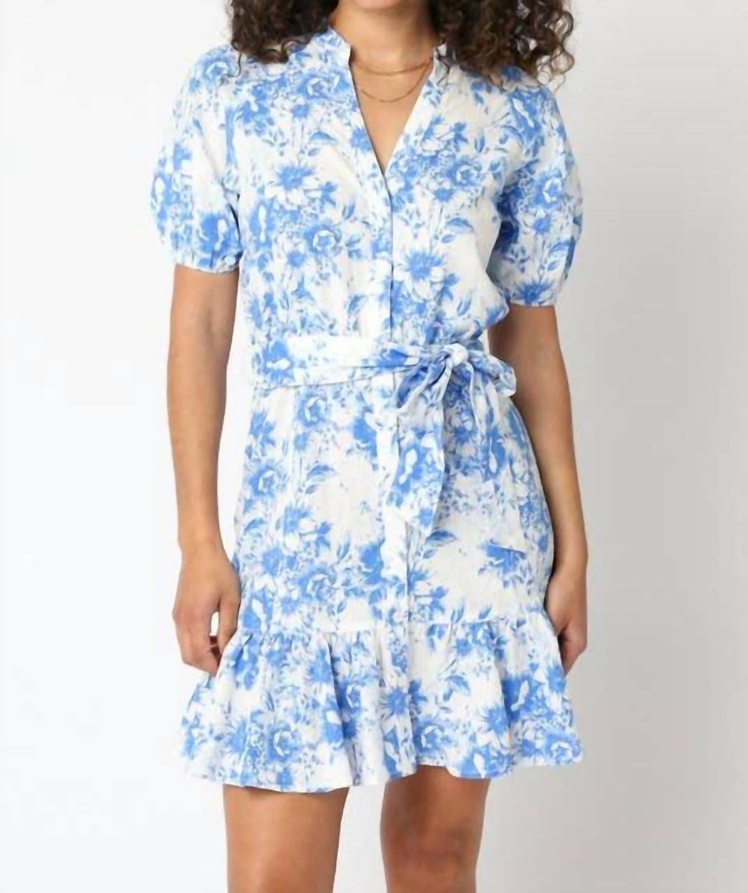 Olivaceous - Noor Floral Dress