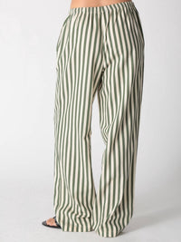Electric & Rose Pisces Wide Leg Pant in moss - women's pants - alternate view