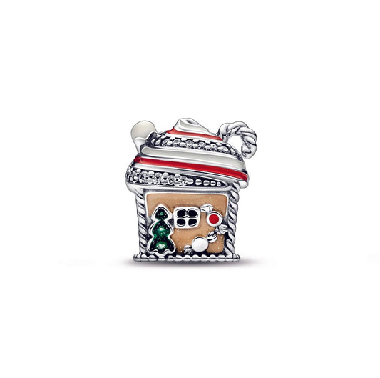 Pandora - Women's Festive Gingerbread House Charm