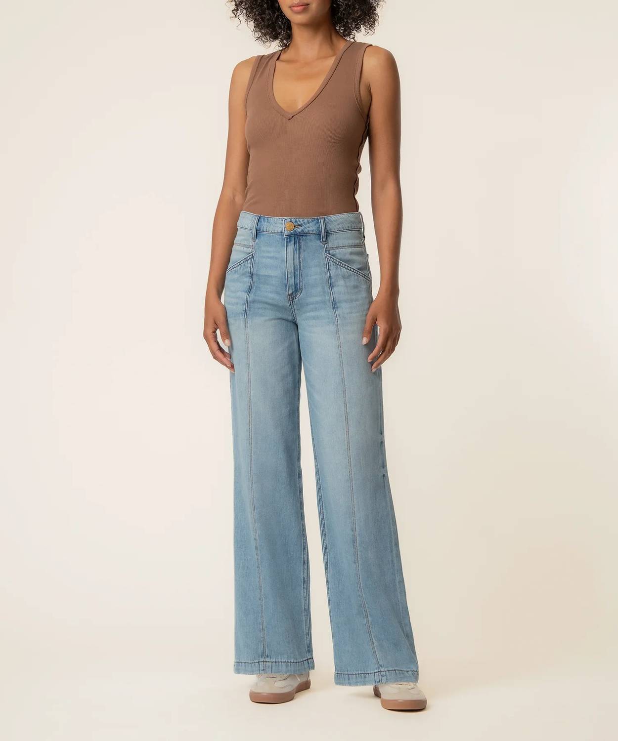 Kut From The Kloth - Women's Jodi High Rise Wide Leg Jeans