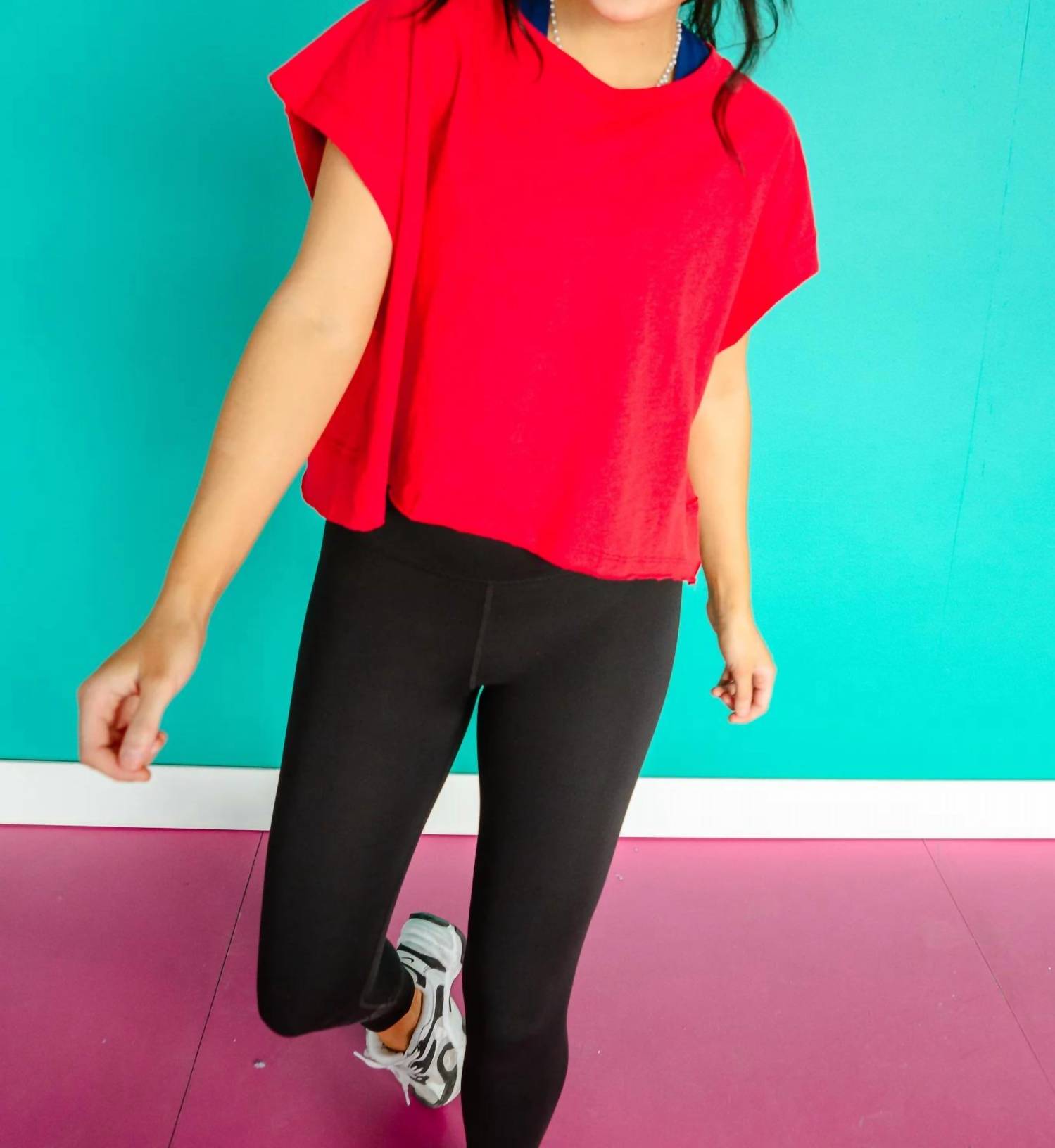 Rae Mode - Anna Open Back Slub Tee