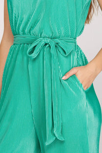 She + Sky - One Shoulder Jumpsuit