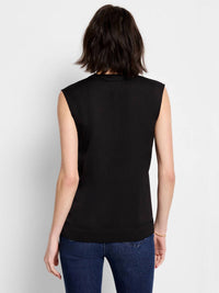 Nic + Zoe - Satin Chiffon Layer Top