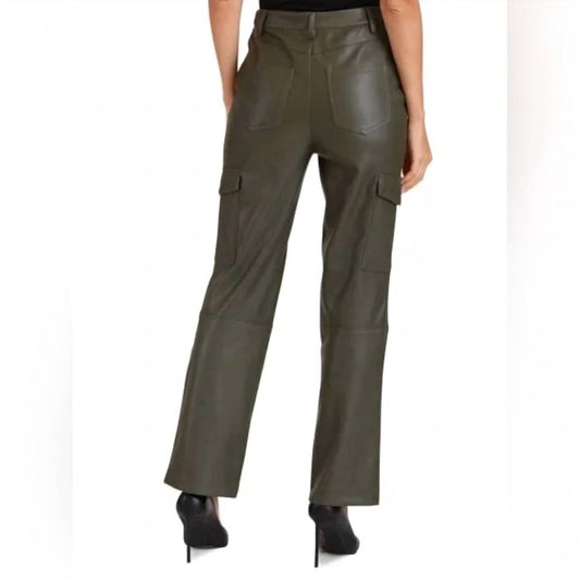 Bagatelle.City - Faux Leather Cargo Pants