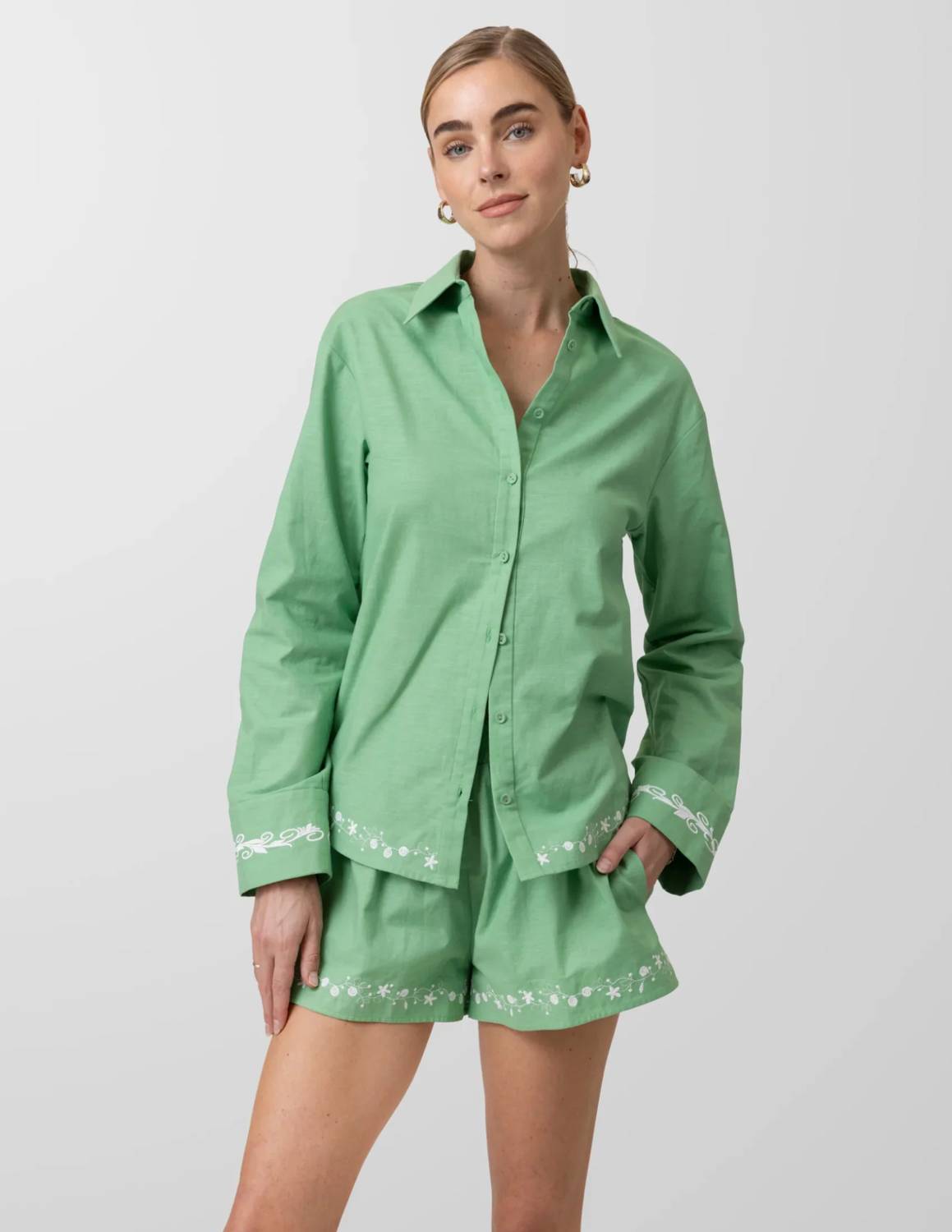 Line And Dot - Tippi Embroidered Shirt
