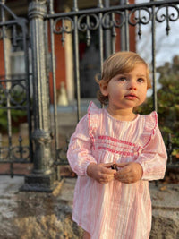 Poppet & Fox - Smocked Ruffle Dress