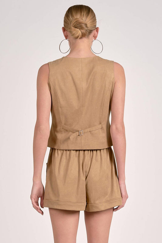 Elan - Women's Microsuede Vest