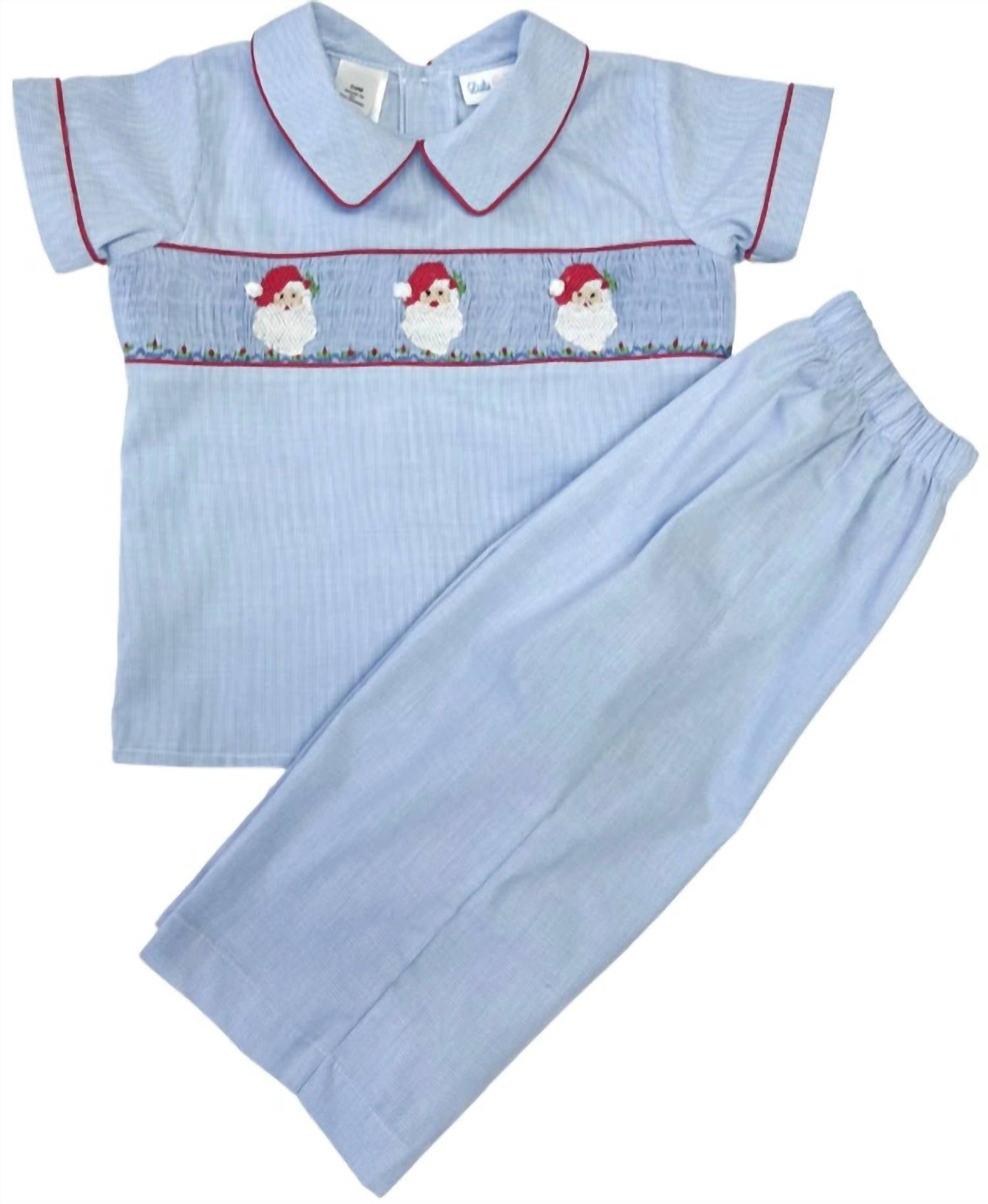 Lulu Bebe - Kid's Drew Smocked Pant Set