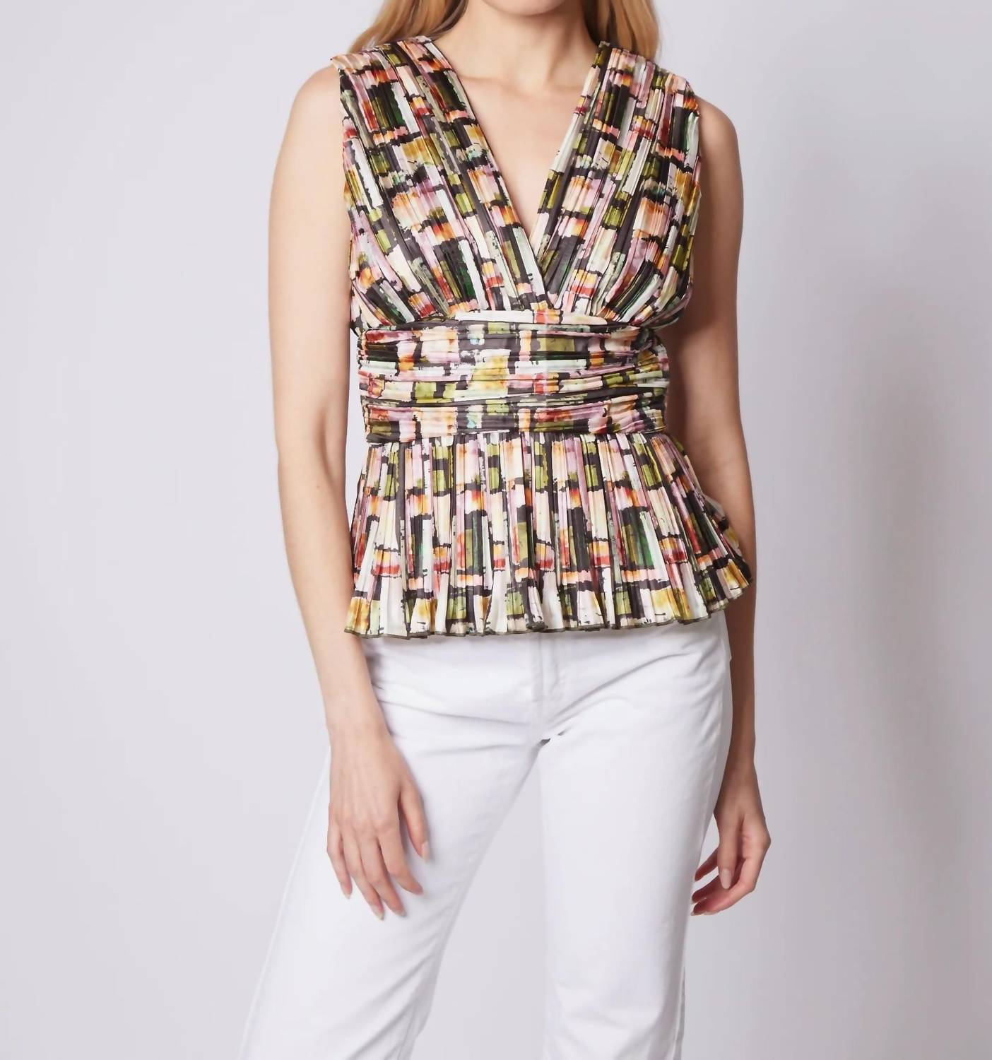 Gilner Farrar - Emery Pleated Top