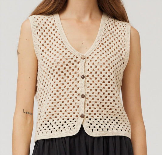 Grade & Gather - Women's Crochet Vest