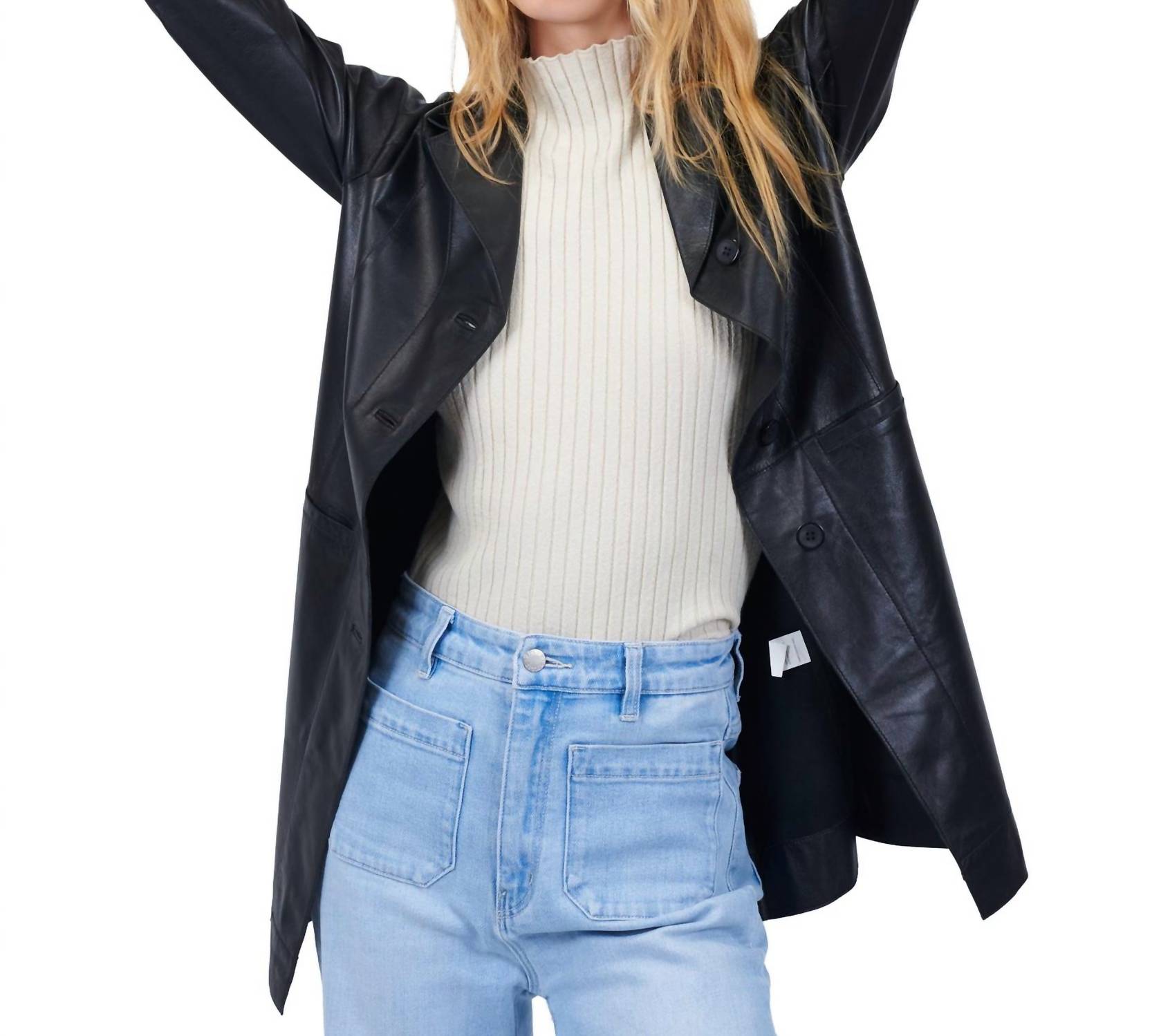 Jakett - Marlene Washed Leather Jacket
