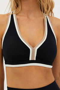 Beach Riot Ida Sports Bra Top in black - women's intimate - view 5