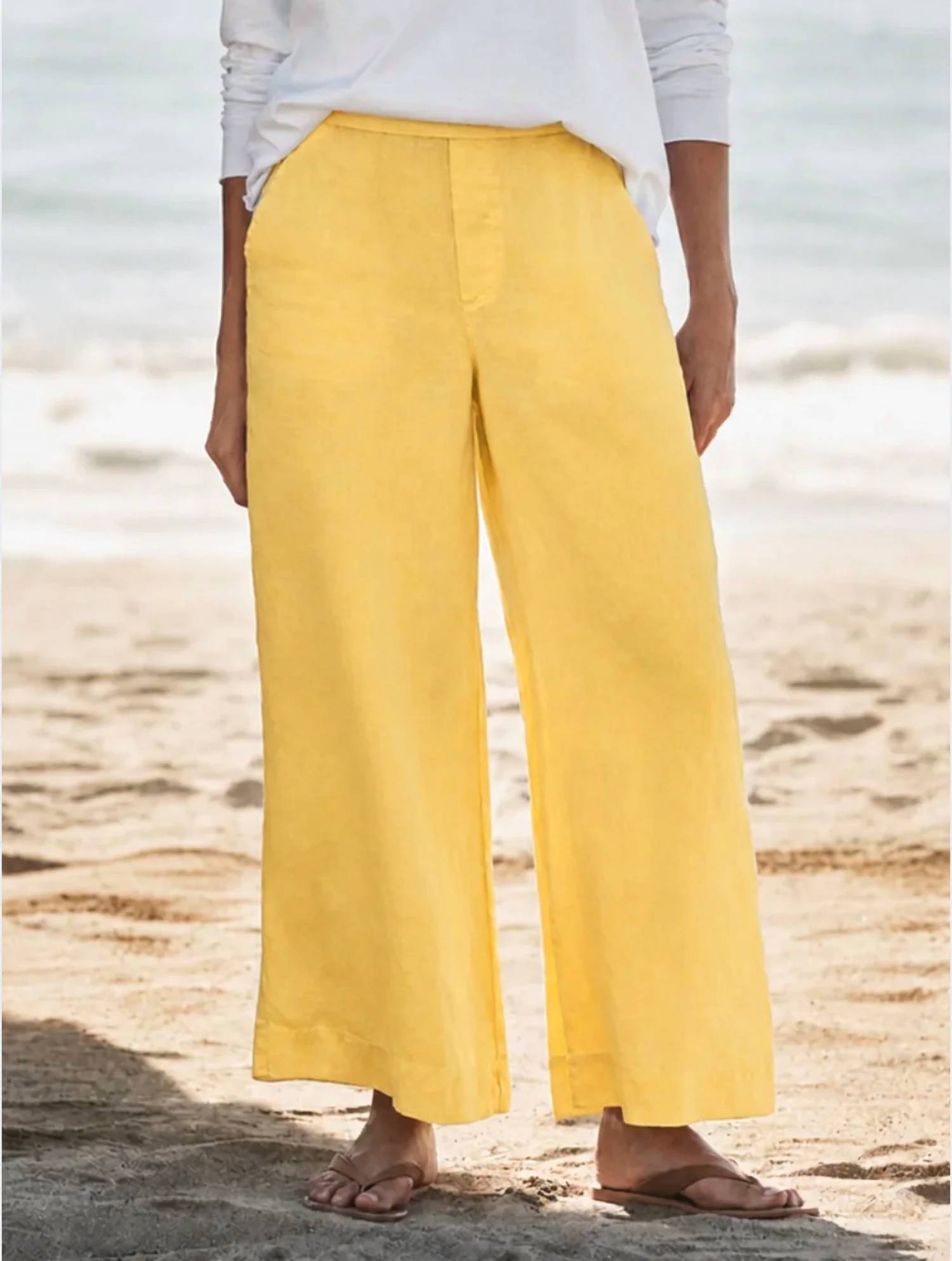 Frank & Eileen - WIDE-LEG PULL-ON PANT