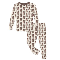 Kickee - Kids' Print Long Sleeve Pajama Set