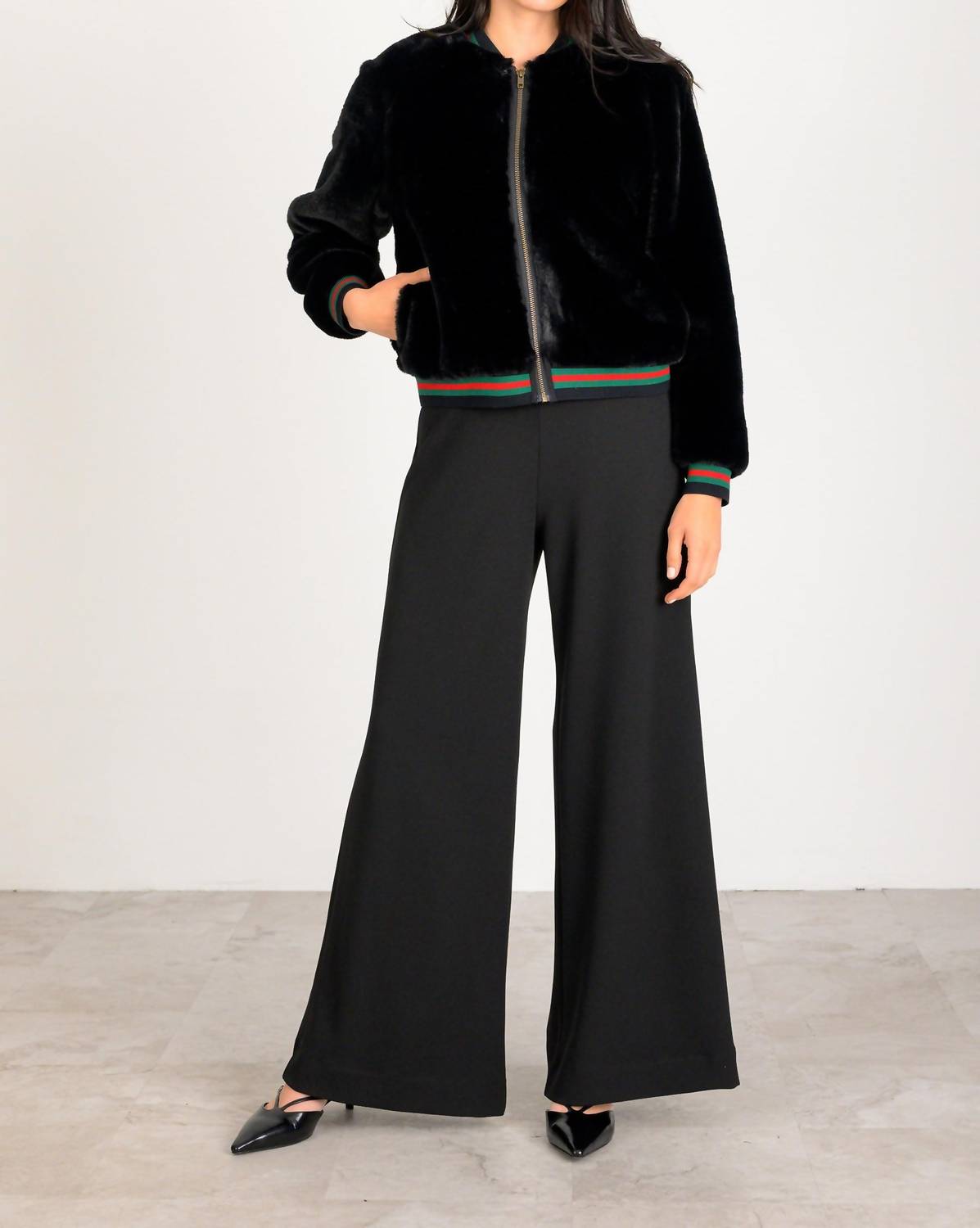 LAVENDER BROWN Shelby Jacket in black - women's jacket