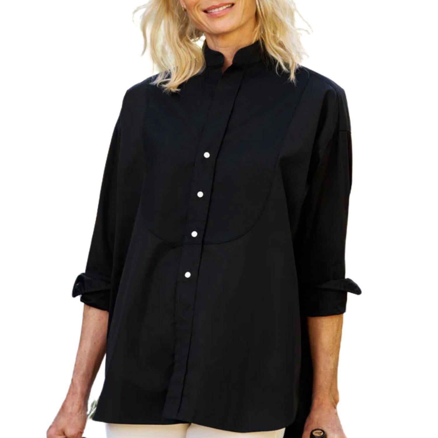 Frank & Eileen Women's Victoria Dress Shirt in black - women's shirt