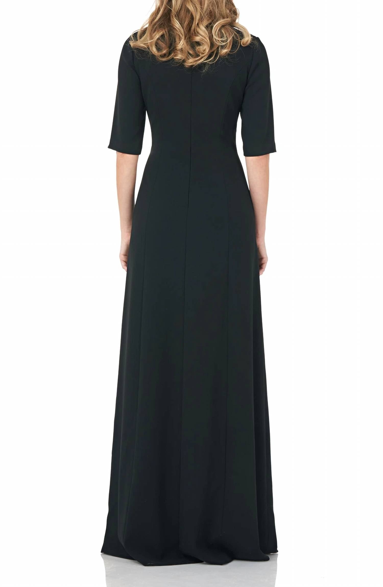 Kay Unger - Davina Romper Walk Thru Jumpsuit Dress